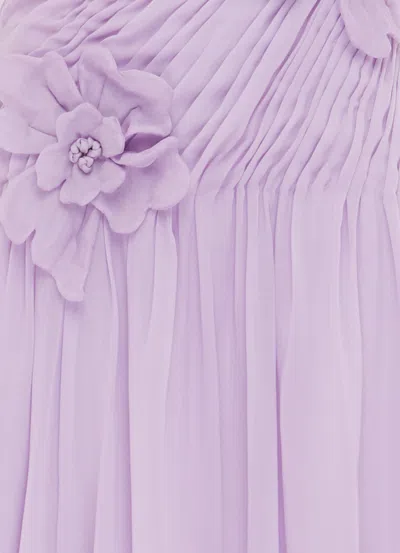 Leo Lin Amya Petal Gown In Purple