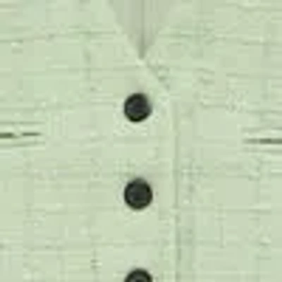 Leo Lin Anna-may Tweed Vest In Green