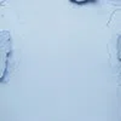 Leo Lin Blair Floral-appliquéd Crepe Mini Dress In Powder Blue