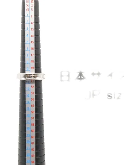Pre-owned Bvlgari 2010s 18k White Gold B-zero1 Ring In Silver