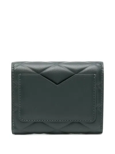 Lacoste Compact Wallet In Green