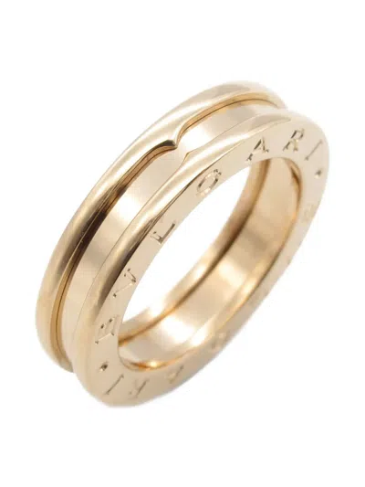 Pre-owned Bvlgari 2010s 18k Rose Gold B-zero1 Ring