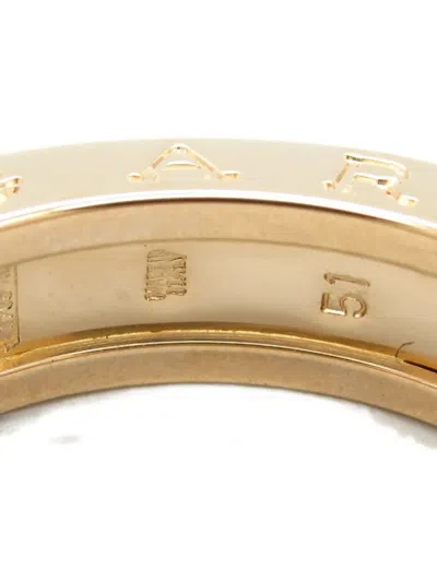 Pre-owned Bvlgari 2010s 18k Rose Gold B-zero1 Ring