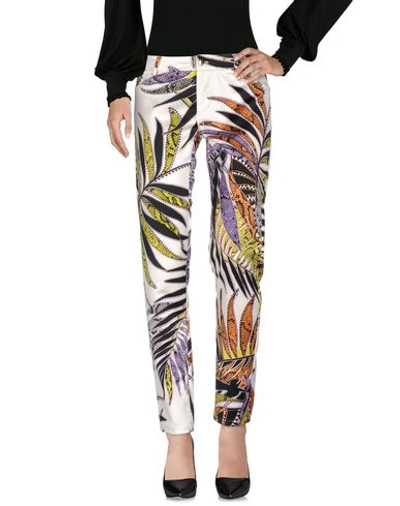 Shop Just Cavalli Casual Trouser In White