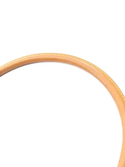 Pre-owned Louis Vuitton 2002 Looping Mm Shoulder Bag In Brown