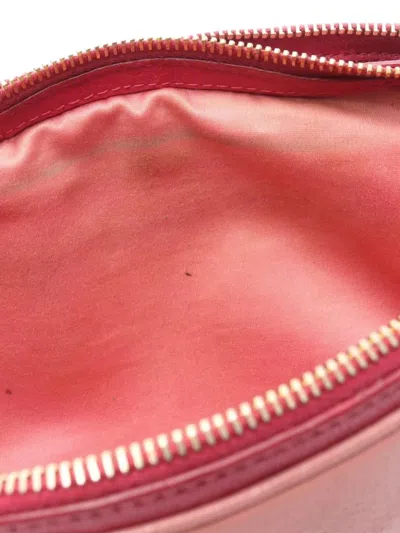 Pre-owned Miu Miu 00s Midi Madras Shoulder Bag In Pink