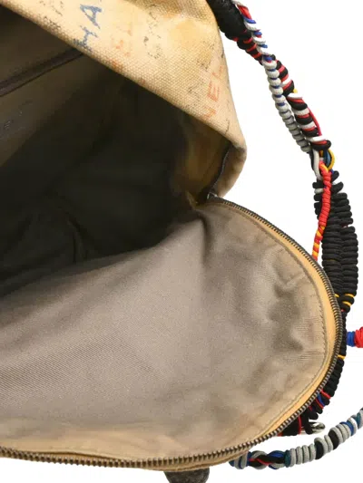 Pre-owned Chanel 2014 Graffiti Act 2 Backpack In Neutral