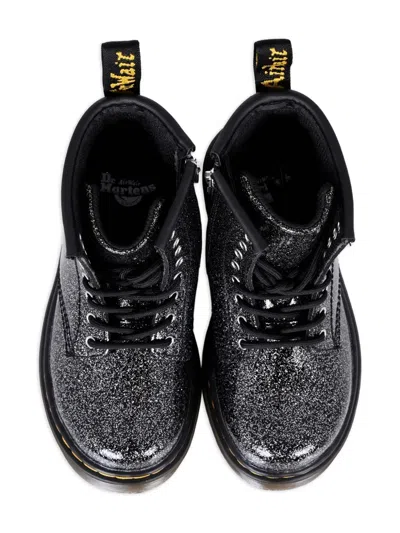 Dr. Martens Glitter-effect Boots In Black