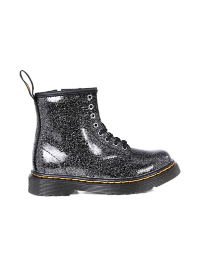 Dr. Martens Glitter-effect Boots In Black