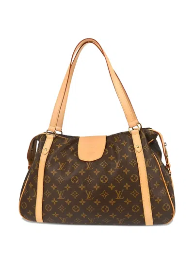 Pre-owned Louis Vuitton 2011 Stresa Gm Shoulder Bag In Brown