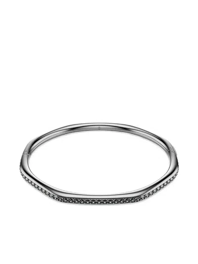 Swarovski Swaroski Dextera Ruthenium Plated Bangle In Metallic