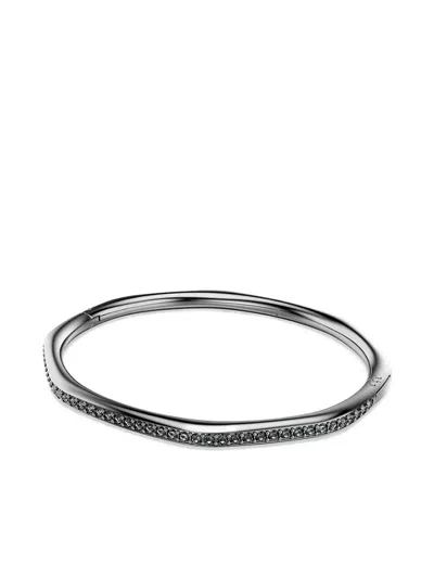 Swarovski Swaroski Dextera Ruthenium Plated Bangle In Metallic