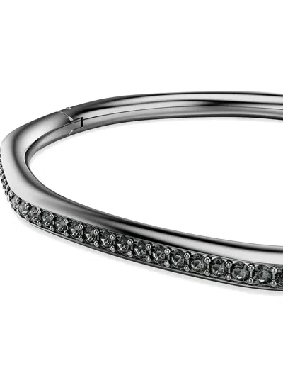 Swarovski Swaroski Dextera Ruthenium Plated Bangle In Metallic