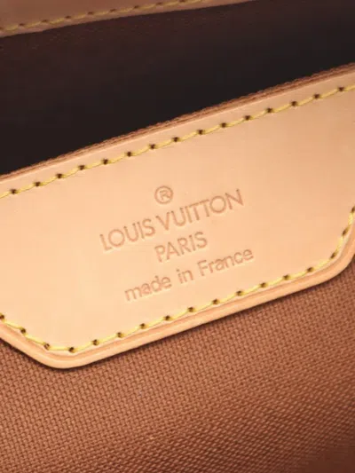 Pre-owned Louis Vuitton 2008 Medium Carryall Monogram Luggage Bag In Brown