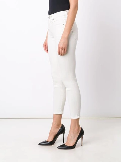 Shop Citizens Of Humanity Skinny Cropped Jeans In White