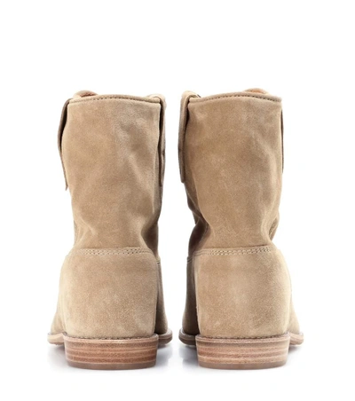 Shop Isabel Marant Étoile Crisi Suede Ankle Boots In Leige