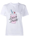GANNI space shake print T-shirt,MACHINEWASH