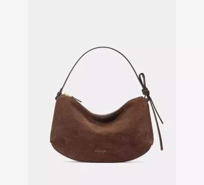 Kate Spade New York Loop Suede Shoulder Bag In Brown