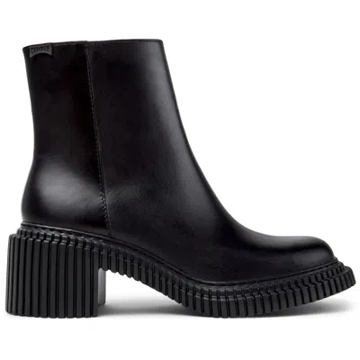 Camper 70mm Pix London Ridged-sole Boots In Black
