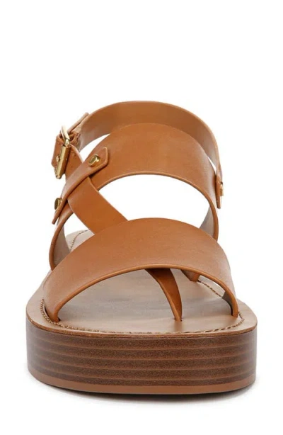 Franco Sarto Women's Genova Round Toe Platform Sandals In Burgundy