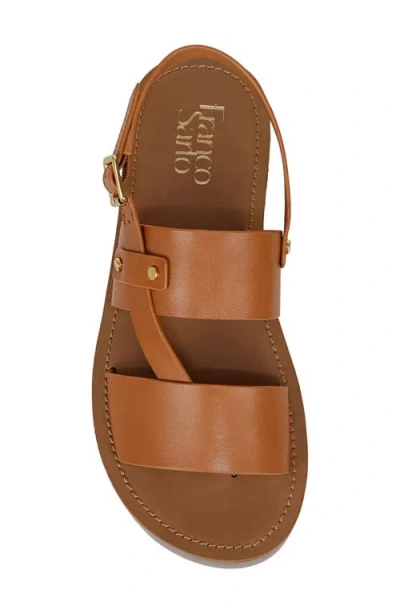 Franco Sarto Women's Genova Round Toe Platform Sandals In Burgundy