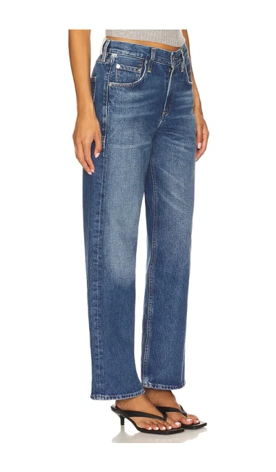 Citizen Of Humanity Citizens Of Humanity Paloma Cotton Wide Leg Utility Jeans In Poolside In Blue