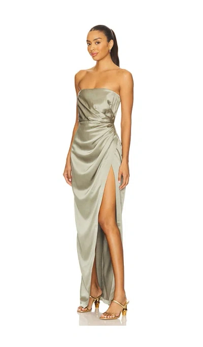 Nookie X Revolve Alina Gown In Green