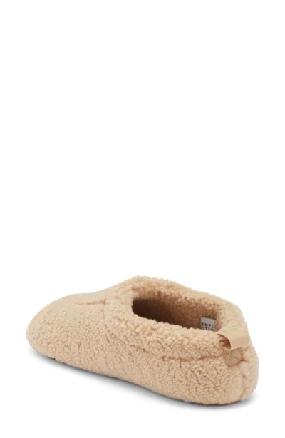 Nordstrom Greer Faux Shearling Clog Slipper In Brown