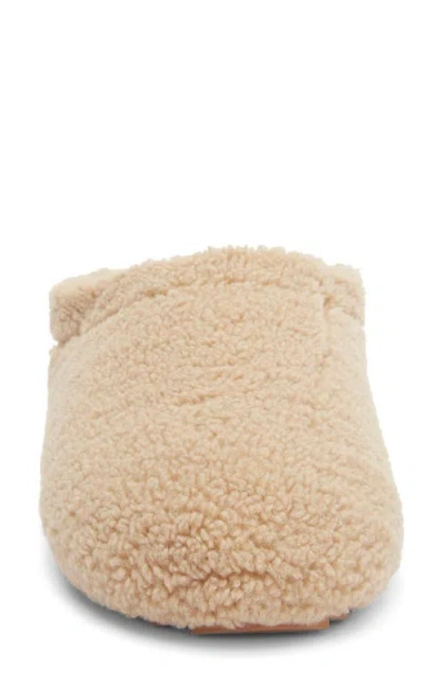 Nordstrom Greer Faux Shearling Clog Slipper In Brown
