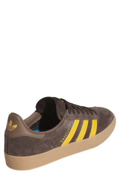 Adidas Originals Adidas Gazelle Adv Skate Shoe In Brown
