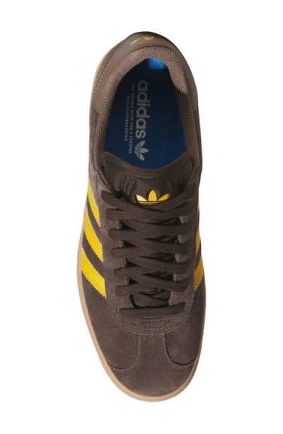 Adidas Originals Adidas Gazelle Adv Skate Shoe In Brown