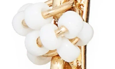 Cara Crystal Hoop Earrings In Gold