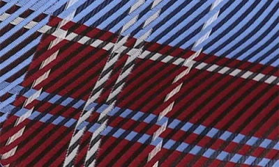 Ben Sherman Plaid Tie & Pocket Square Box Set In Red