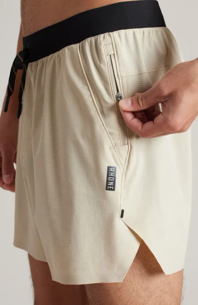 Rhone Invictus 7-inch Unlined Training Shorts In Brown