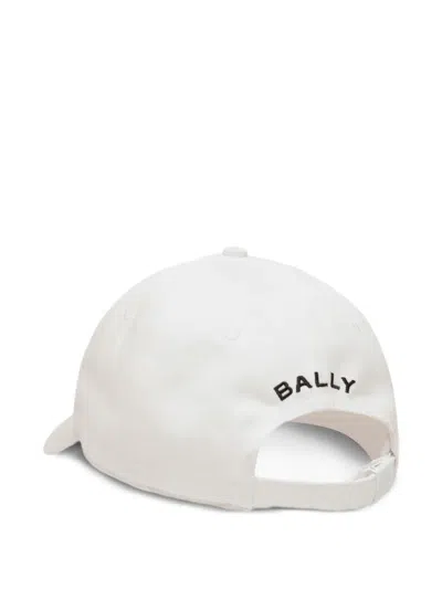 Bally X Dj Leo Mas Logo-embroidered Baseball Cap In White