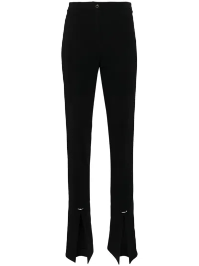 Mugler Piercing Detail Pant In Black
