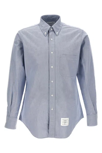 Thom Browne Light Blue Cotton Button-down Shirt