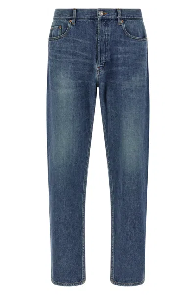 Saint Laurent Long Mick Jeans Rs701-03 In Blue