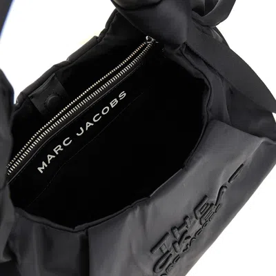 Marc Jacobs 'the Bow Nylon Medium Sack' Bag In Black