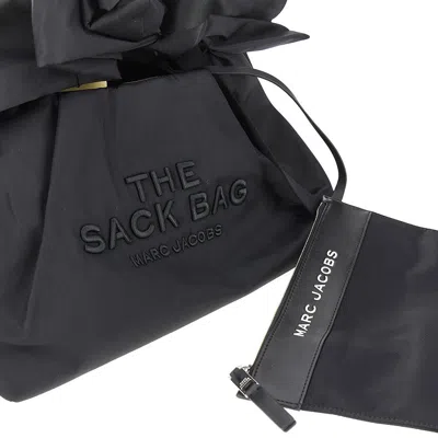 Marc Jacobs 'the Bow Nylon Medium Sack' Bag In Black