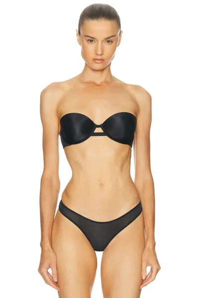 Negative Underwear Glace Strapless Bra In Black