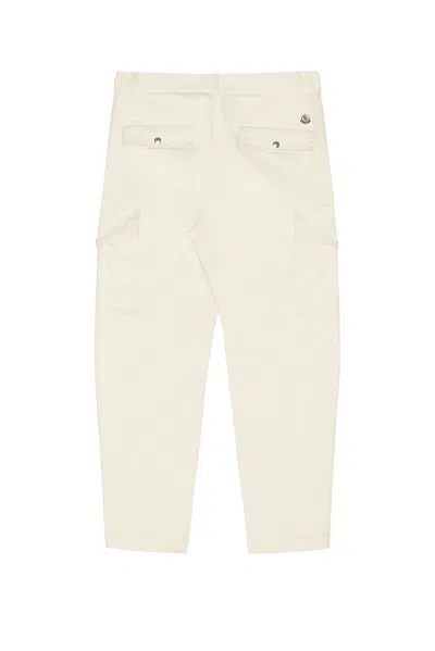 Moncler Cargo-pocket Regular Trousers In White