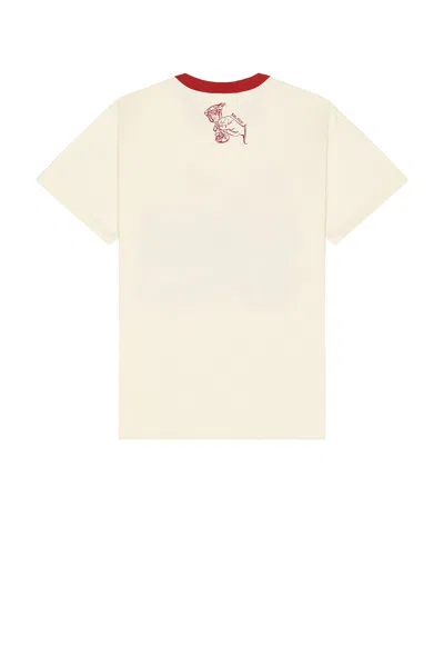 Samuel Zelig Restaurant Tee In White