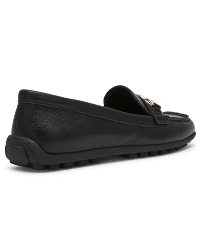 Anne Klein Women's Hanna Slip On Driving Moc Loafers In Black