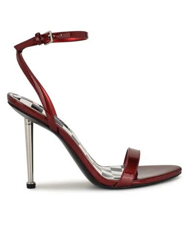 Nine West Reina Sandal In Red