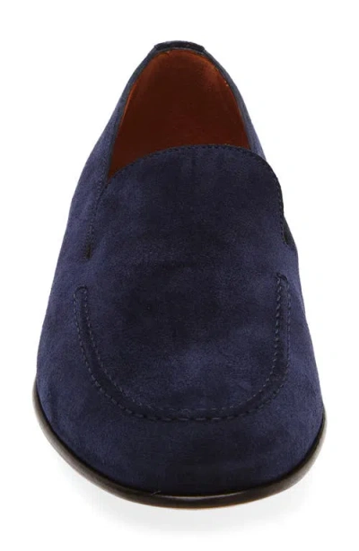 Dolce & Gabbana Logo-embellished Suede Loafers In Blue