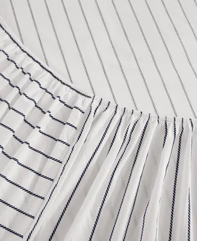 Tommy Hilfiger Printed 200-thread Count Cotton Percale 3-pc. Sheet Set, Twin In White