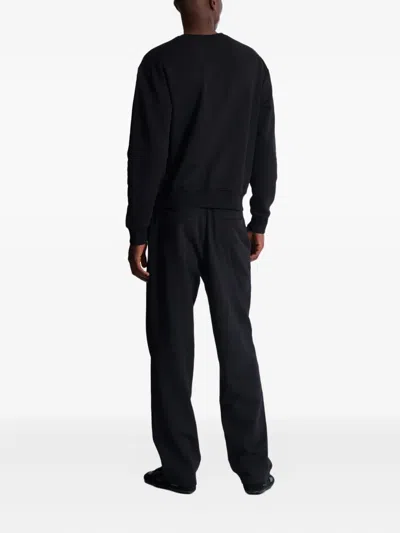 Balmain Logo-print Sweatshirt In Black
