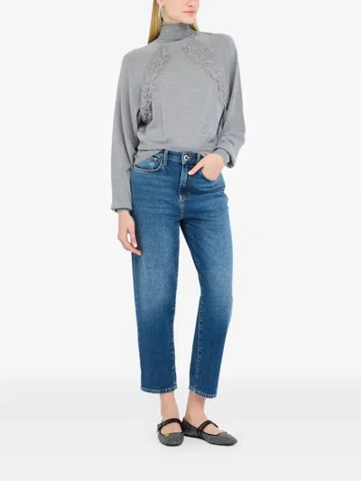 Liu •jo Sweater Liu Jo Woman Color Grey In Gray