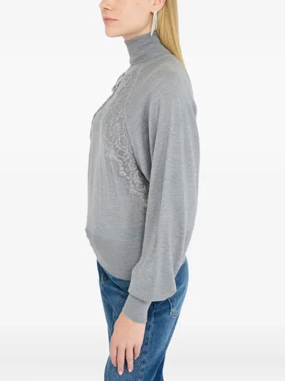Liu •jo Sweater Liu Jo Woman Color Grey In Gray